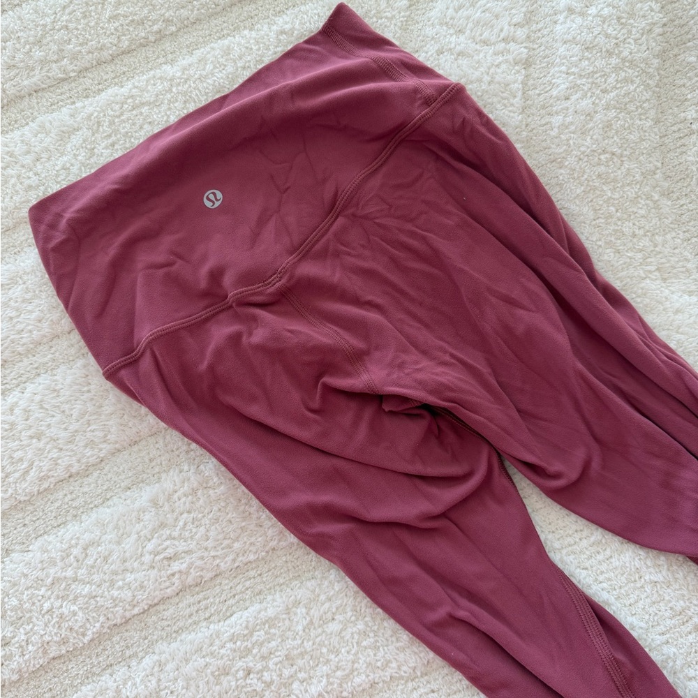 lululemon athletica Burgundy Leggings